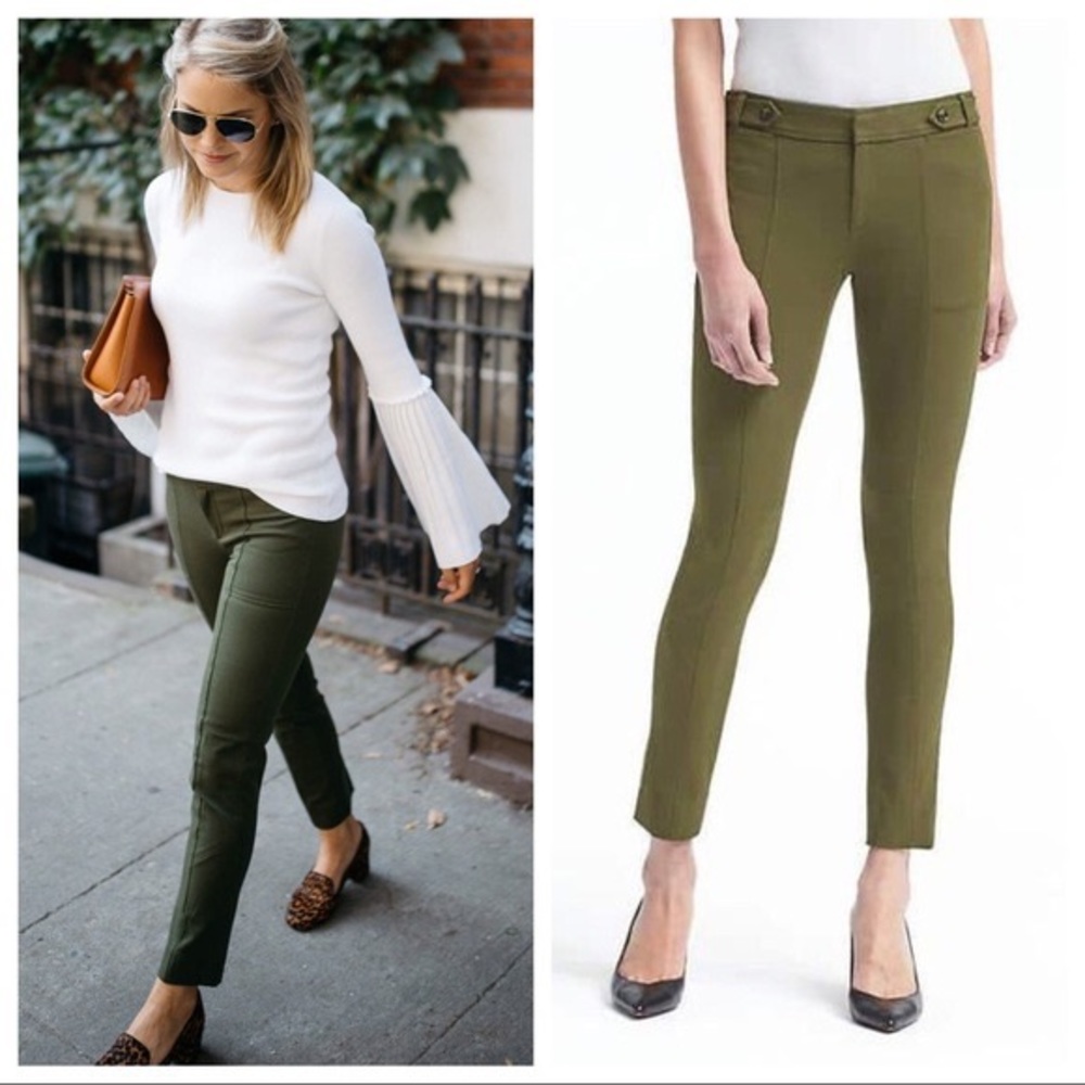 Banana Republic Green Sloan Pants